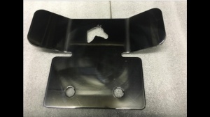 Heavy Duty Stainless Steel Towbar Guard - Horse Logo